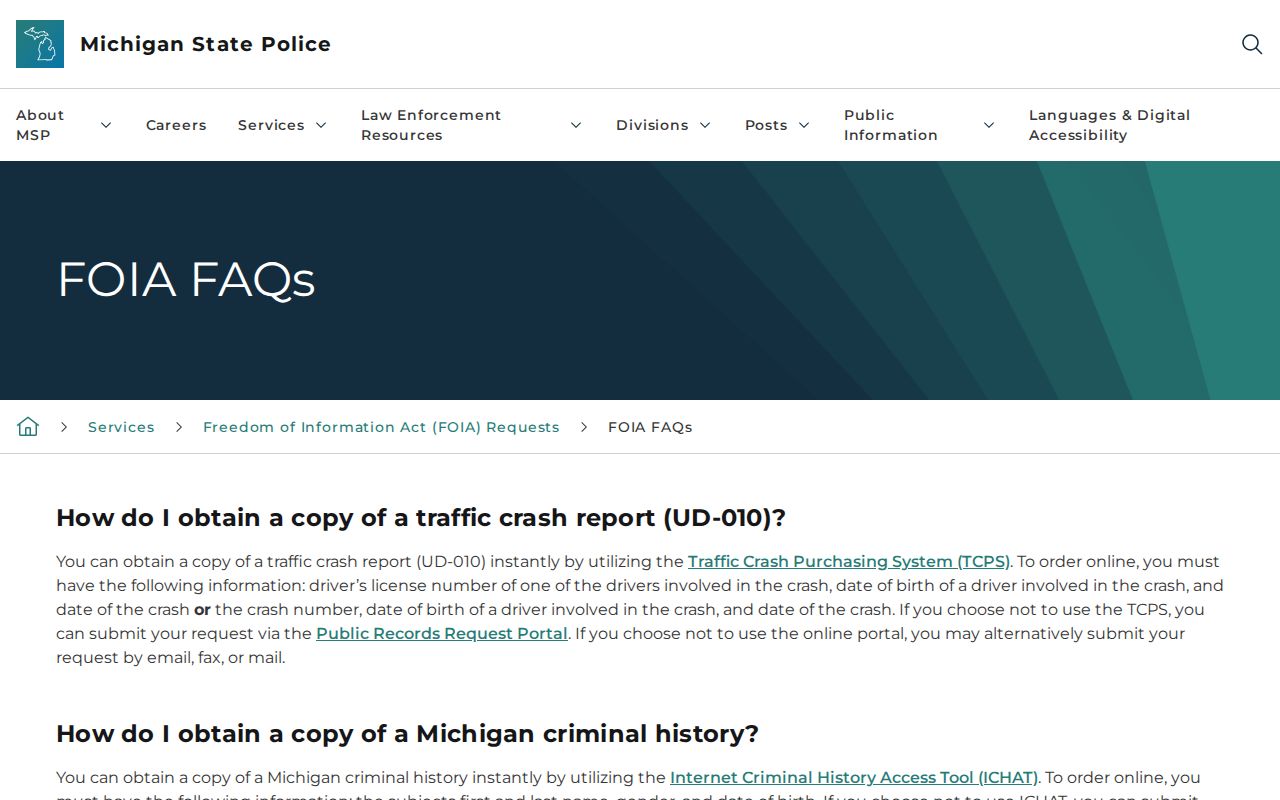 Schoolcraft County arrest lookup official record channel information
