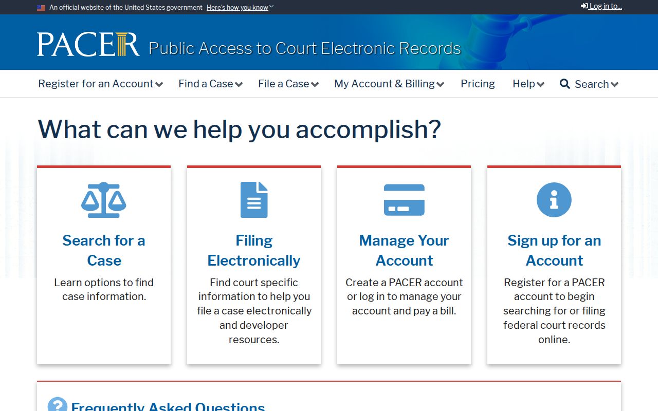PACER search access for federal criminal cases involving Schoolcraft County